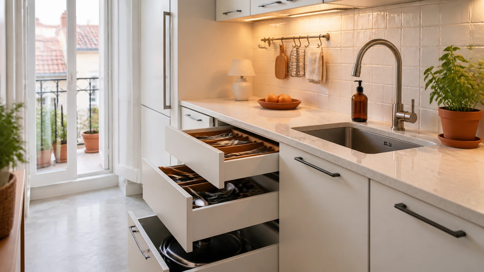 Imagem editorial do guia Produtos para cozinha sem obras grandes