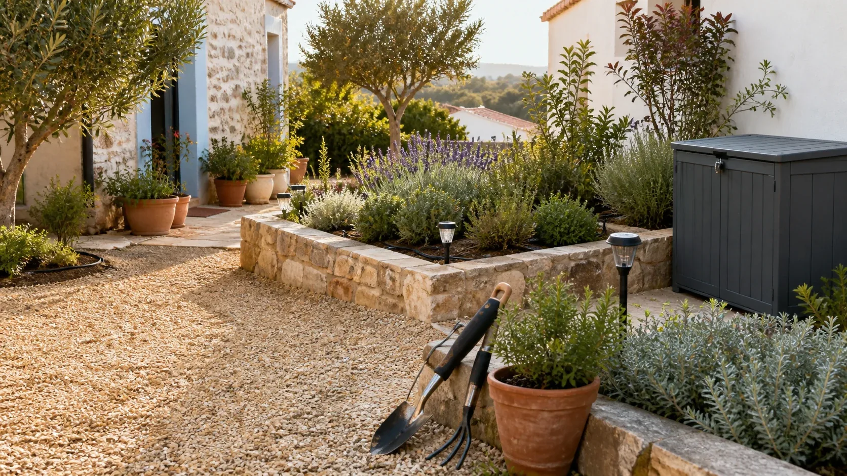 Imagem editorial do guia Como montar jardim de baixa manutenção